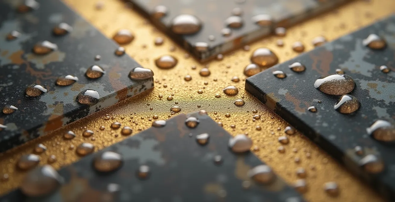 Vista aérea de barrio exclusivo mostrando la escasez de suelo edificable