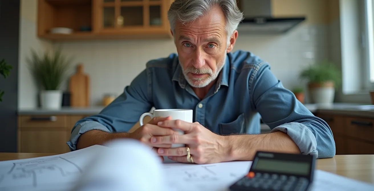 Propietario evaluando opciones financieras ante gastos inesperados de vivienda